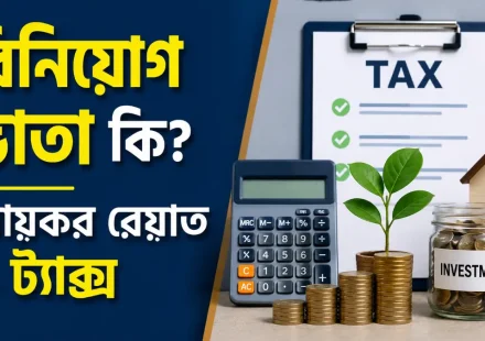 বিনিয়োগ ভাতা কি আয়কর রেয়াত ও ট্যাক্স