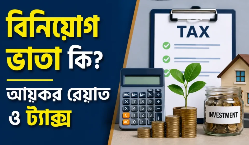 বিনিয়োগ ভাতা কি আয়কর রেয়াত ও ট্যাক্স